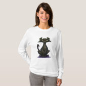 黒猫 Tシャツ (正面フル)