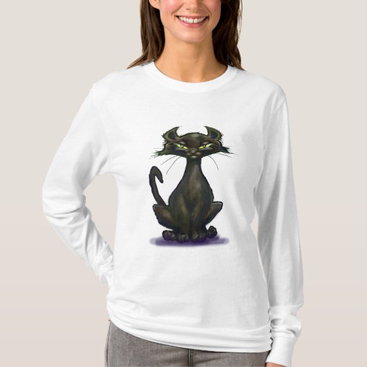 黒猫 Tシャツ (正面)