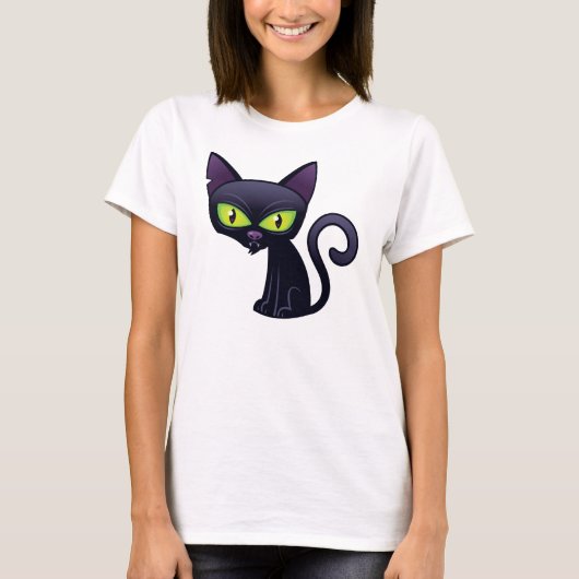黒猫 Tシャツ (正面)