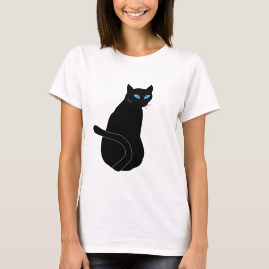 黒猫 Tシャツ (正面)