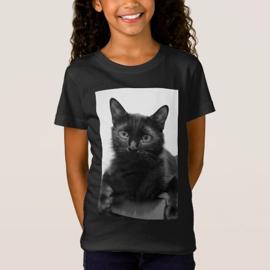 黒猫 Tシャツ (正面)