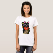 黒猫 Tシャツ (正面フル)