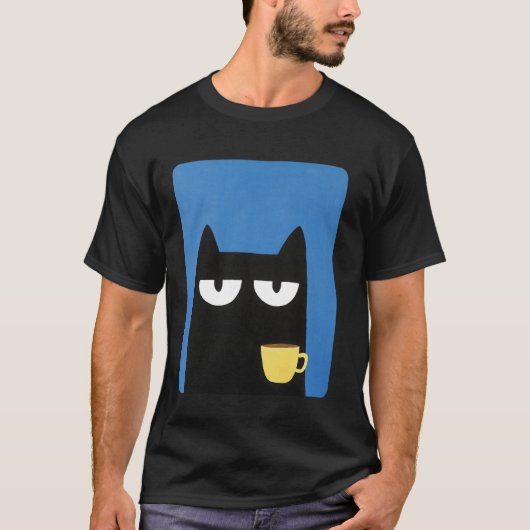 黒猫 Tシャツ (正面)