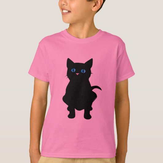 黒猫 Tシャツ (正面)