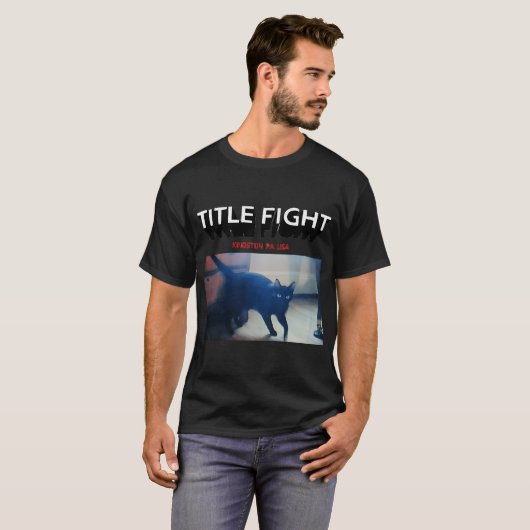 黒猫 Tシャツ (正面フル)