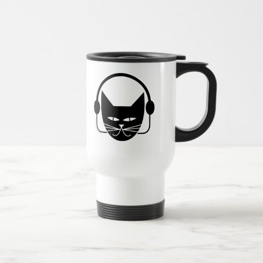 黒猫FMの熱コーヒー・マグ トラベルマグ (右)