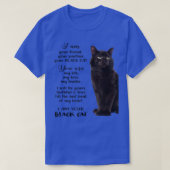 黒猫Iは黒猫のお母さんDay Tシャツ (デザイン正面)