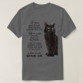 黒猫Iは黒猫のお母さんDay Tシャツ (デザイン正面)