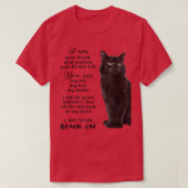 黒猫Iは黒猫のお母さんDay Tシャツ (デザイン正面)