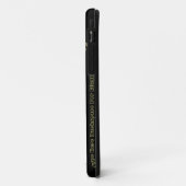 黒猫iPhone 5ケース猫好き頭が切れる電話ケース Case-Mate iPhoneケース (裏面/左)