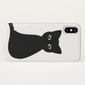 黒猫iPhone / iPadケース Case-Mate iPhoneケース (裏面(横))
