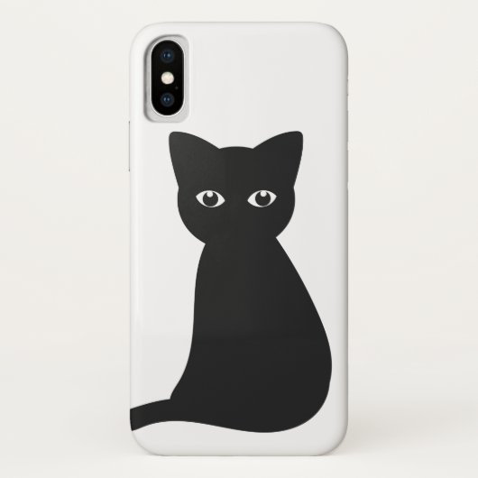 黒猫iPhone / iPadケース Case-Mate iPhoneケース (裏面)