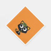 黒猫MMMキャンディハロウィーン スタンダードランチョンナプキン (角)