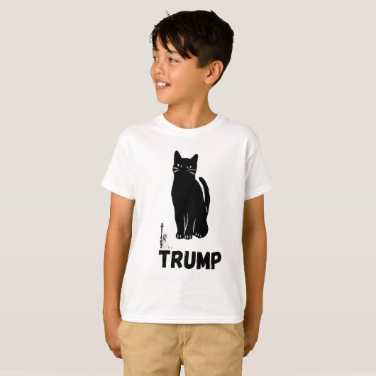 黒猫Tシャツトランプ Tシャツ (正面フル)
