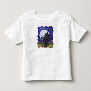黒猫Tシャツ トドラーTシャツ