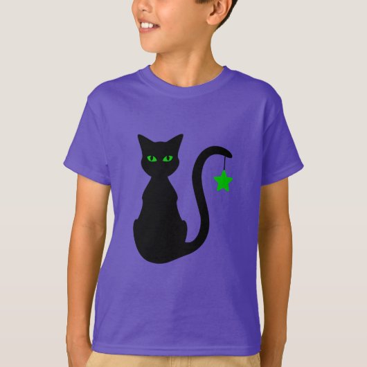 黒猫Tシャツ(子) Tシャツ (正面)