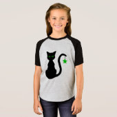黒猫Tシャツ（子） Tシャツ (正面フル)