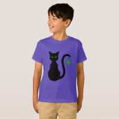 黒猫Tシャツ(子) Tシャツ (正面フル)