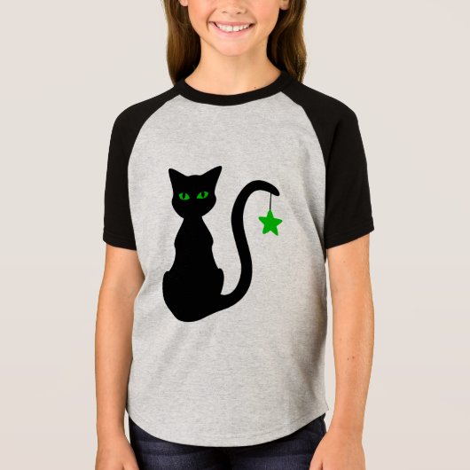 黒猫Tシャツ（子） Tシャツ (正面)