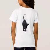 黒猫Tシャツ Tシャツ (裏面)