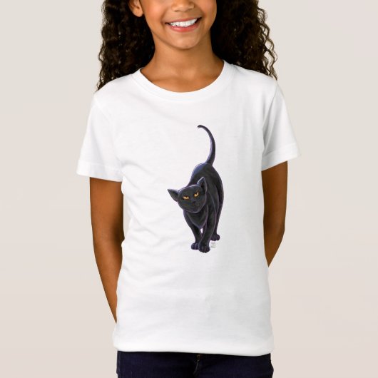 黒猫Tシャツ Tシャツ (正面)