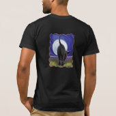 黒猫Tシャツ Tシャツ (裏面)