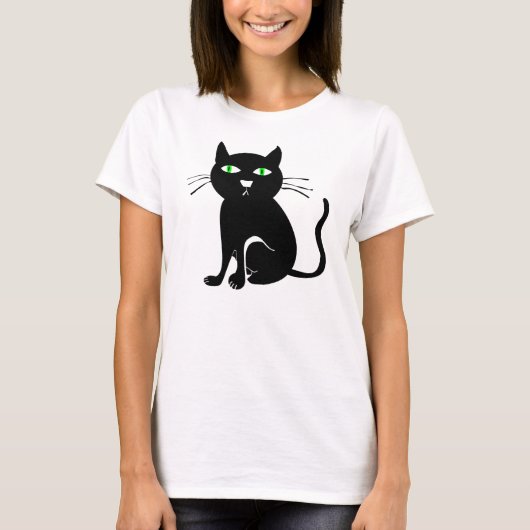 黒猫Tシャツ Tシャツ (正面)