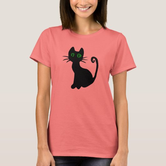 黒猫Tシャツ Tシャツ (正面)