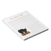 黒猫ToDoリストメモ帳 ノートパッド (アングル)