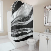 黒玉と真珠の母 シャワーカーテン (インサイチュ)