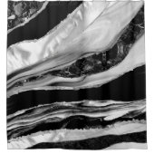 黒玉と真珠の母 シャワーカーテン (正面)