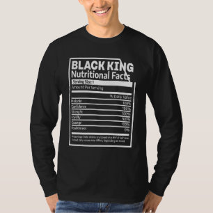黒王の栄養事実黒史の月 Tシャツ