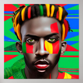 黒王メラニンマンブラーマンソンボーイプリンス ポスター