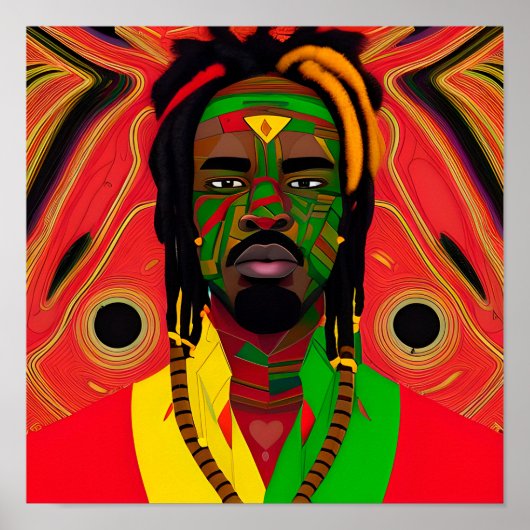 黒王メラニンマンブラーマンソンボーイプリンス ポスター (正面)