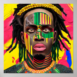 黒王メラニンマンブラーマンソンボーイプリンス ポスター