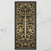 黒王室の中世結婚刀フラットメニュー メニュー (裏面)