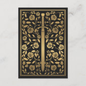 黒王室の中世結婚刀詳細 エンクロージャーカード (裏面)