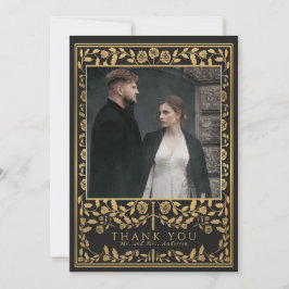 黒王室の中世結婚刀 サンキューカード