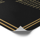 黒王室の中世結婚剣座図 ポスター (角)