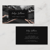 黒瑪瑙 名刺 (正面/裏面)