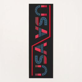 黒環境にやさしの背景 ヨガマット