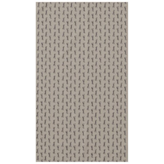 黒男らしとタンクラシック騎馬馬 テーブルクロス (正面)