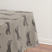 黒男らしとタンクラシック騎馬馬 テーブルクロス (インサイチュ)