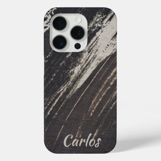 黒男らしとベモダンージ絵を描ュ画 Case-Mate iPhoneケース (裏面)