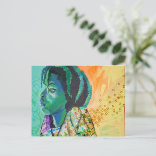 黒男夢はがき ポストカード (スタンド正面)