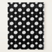 黒番チアリーダーPOM POMパターン プランナー手帳 (裏面)