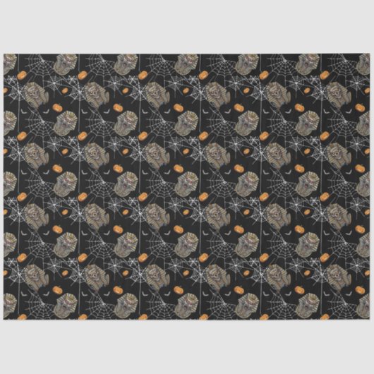 🖤黒番ファラオミイラティッシュペーパー🎃👑 薄葉紙 (正面)