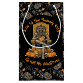 🖤黒番ファラオミイラ抱き枕🎃👑 スモールペーパーバッグ (裏面)