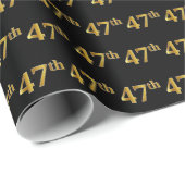 黒番フェイク金ゴールド47位(47位)イベント ラッピングペーパー (ロールコーナー)