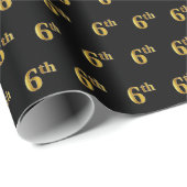 黒番フェイク金ゴールド6位(6位)イベント ラッピングペーパー (ロールコーナー)